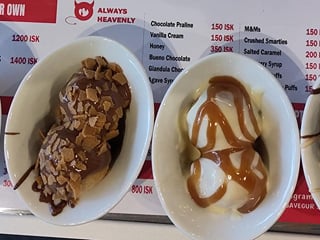A picture of delicious artisan Ice Cream.