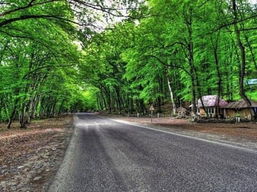 Qechresh in Spring. Guba. Quba. Azerbaijan tour
