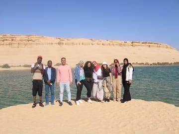 Group Photo in Magic Lake