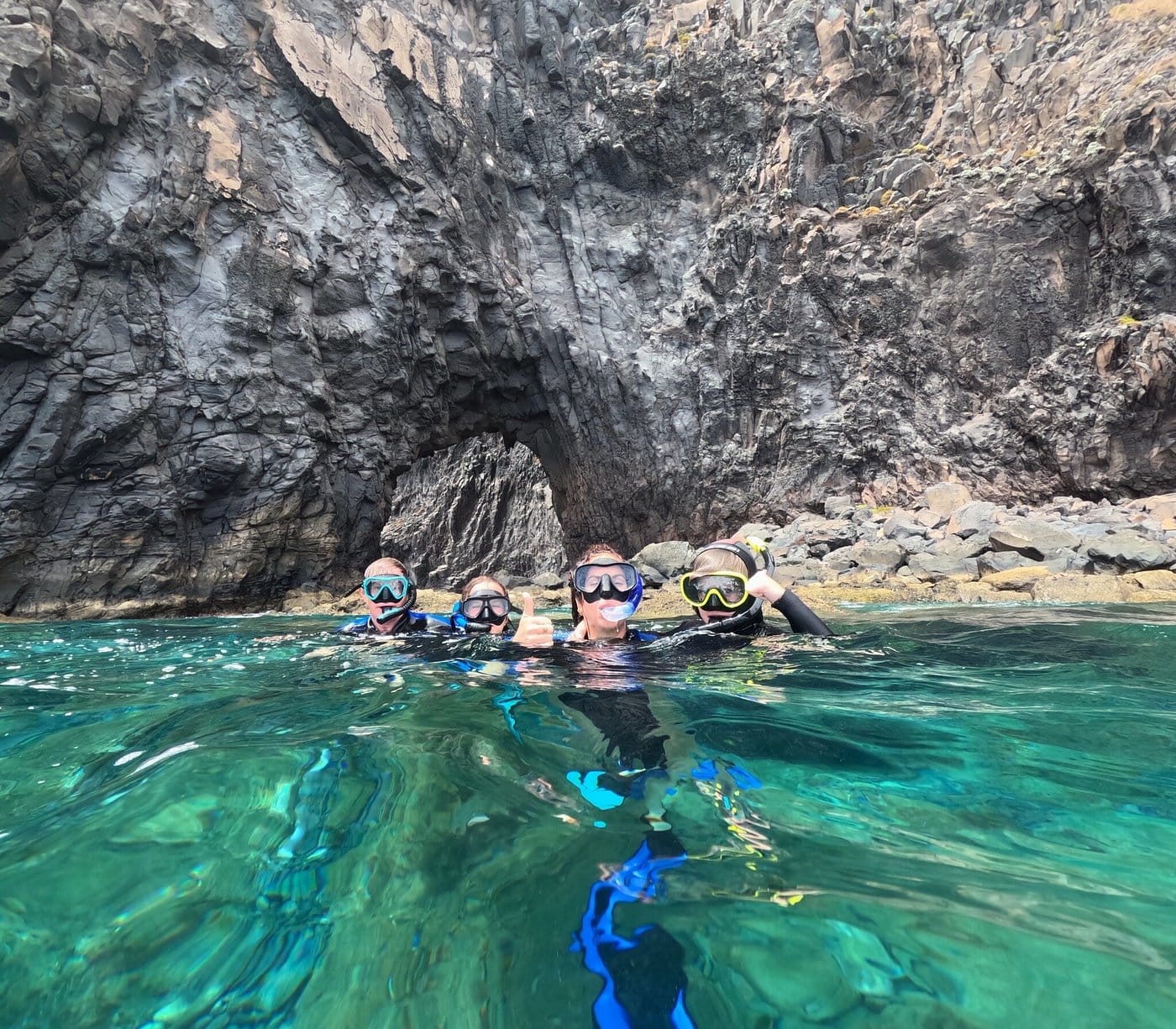 Snorkeling in madeira ponta de sao lourenco boat tour