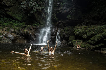 Huacamaillo Waterfall Eco Adventure near Tarapoto, Peru
