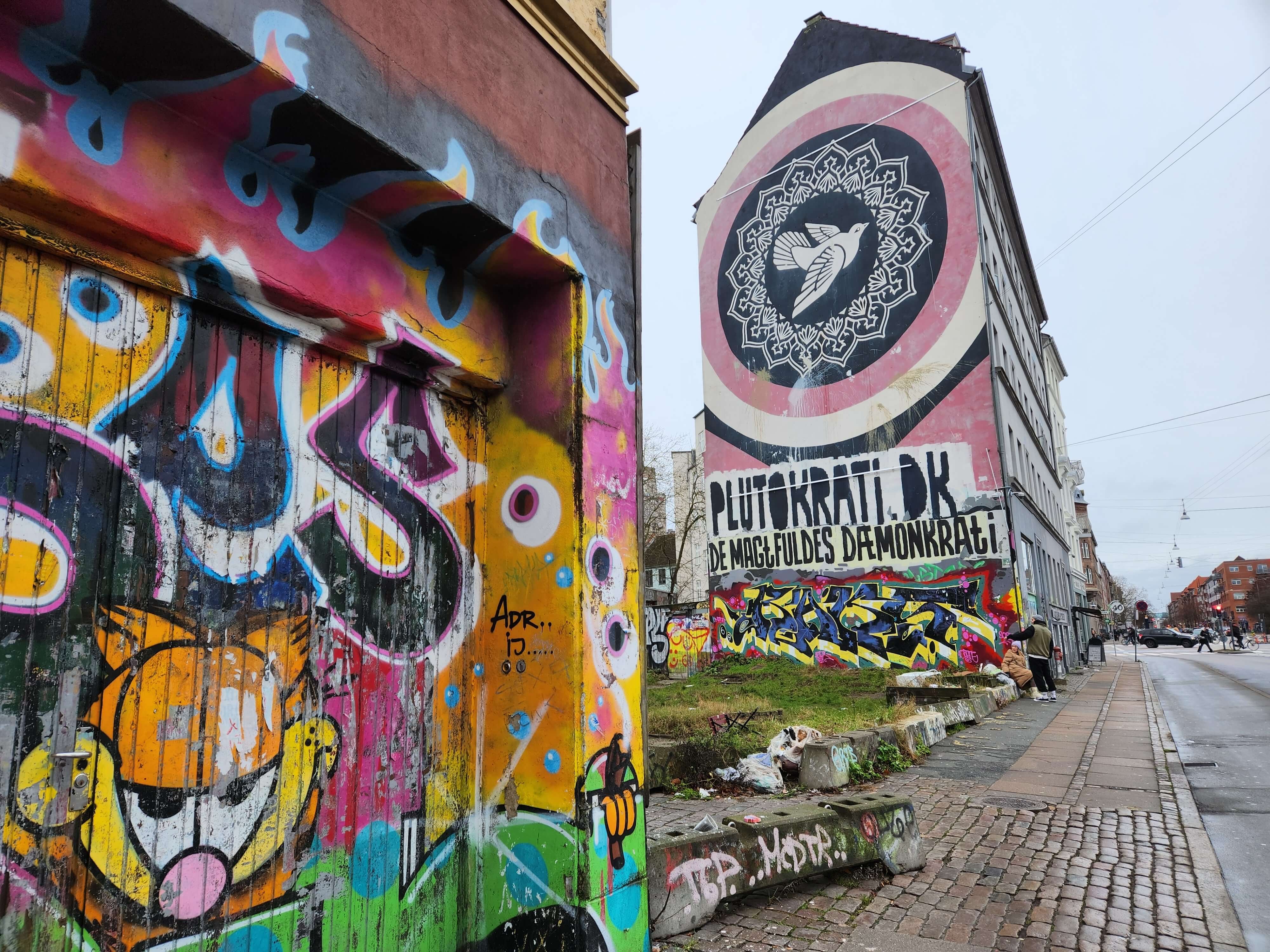 vibrant Copenhagen, multicultural Nørrebro, Lively street art in Nørrebro
