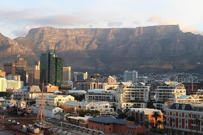 View of Table Mountain from CBD