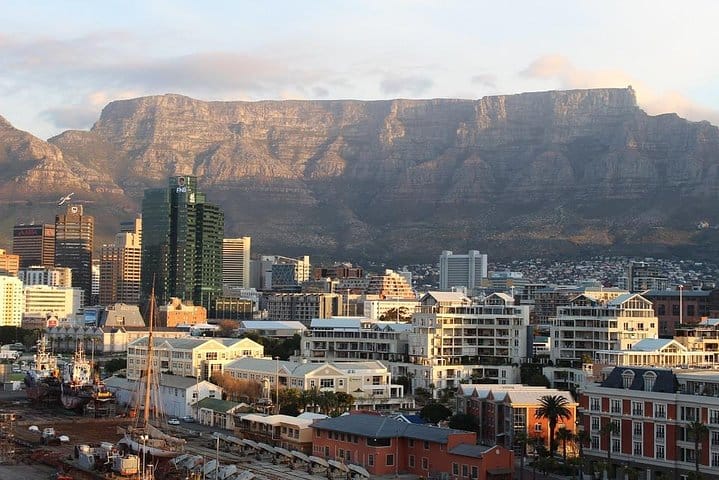View of Table Mountain from CBD