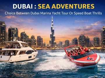 Dubai Marina Yacht or Speed Boat Tour at Marina Walk