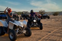 Hot air balloon with Quad Bike