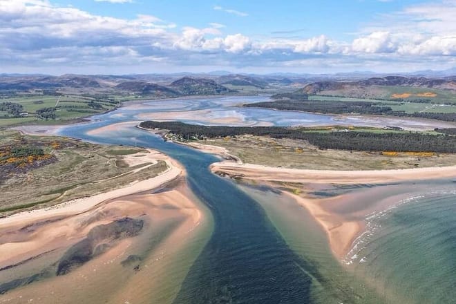 Loch Fleet from the air