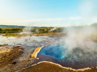 Geysir hot springs geothermal area