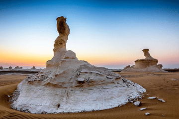 Overnight Camping in the White Desert at Bahariya Oasis