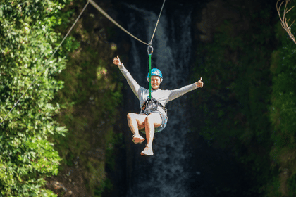 Vallé Advenature Park: 23 Coloured Earth, Trails, Waterfalls, Zip-lines, Quad Adventure