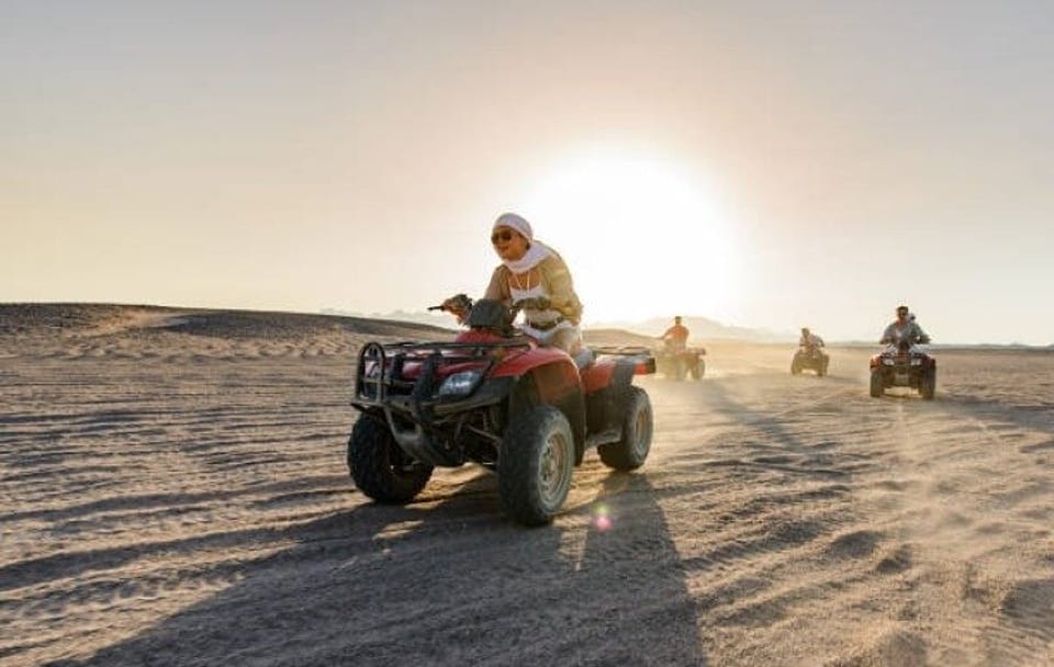 ATV Quad Bike and Camel Ride Tour in Hurghada Desert