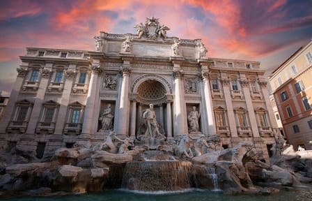 Photography Session at Rome's Trevi Fountain