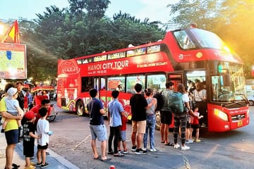 Full-Day Hop On Hop Off Bus Tour in Hanoi's Historic Sites