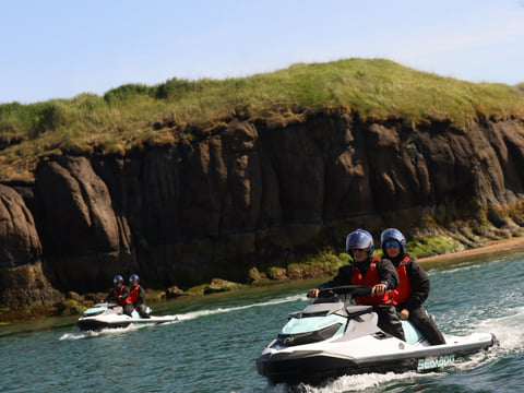 Private Jet ski tour with lunch/dinner on Viðey