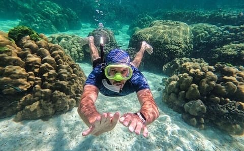 ⁠Snorkeling at Pigeon Island Trincomalee