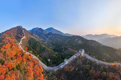 Take Bullet Train to visit Badaling Great Wall with guide ticket.