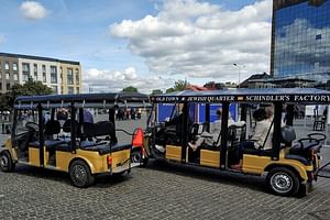 Jewish Quarter Group Tour by Golf Cart with Schindler's Museum visit in Krakow