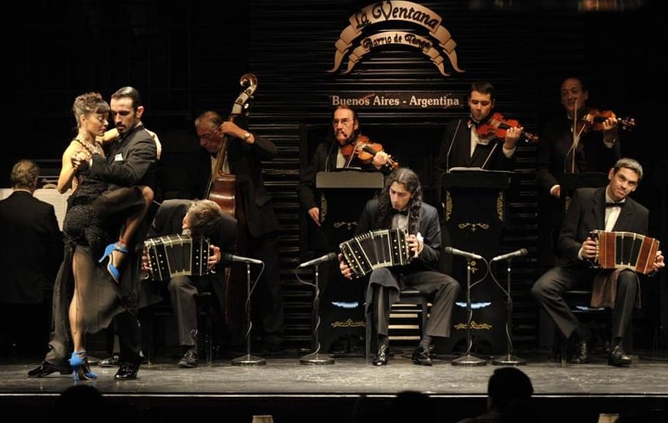 La Ventana Tango Dinner Show with optional Vintage Bus Transfer