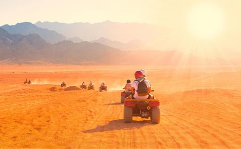 Hurghada Super Safari Quad Biking, Bedouin Dinner & Shows