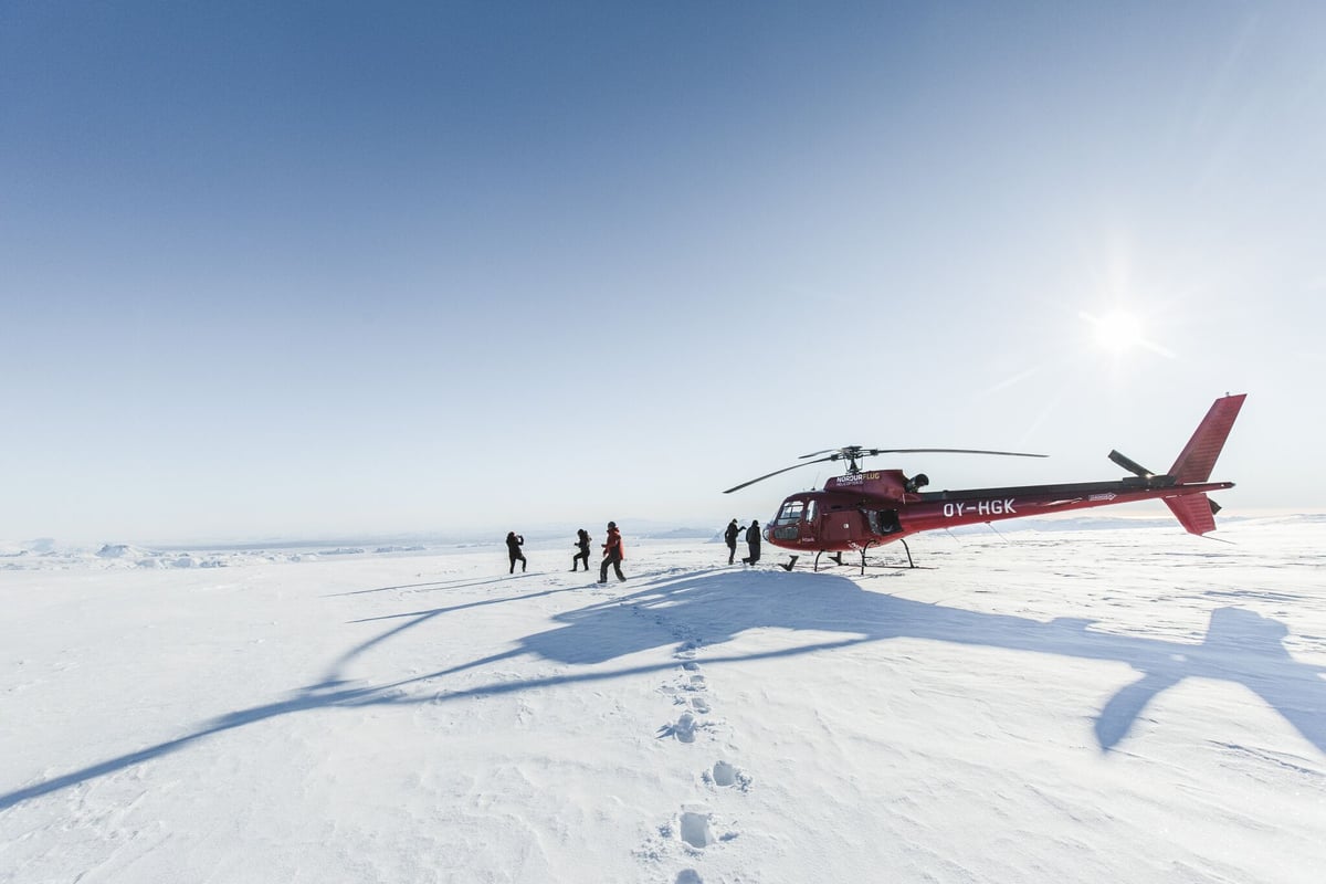 Glacier Landing, by Norðurflug Helicopter Tours