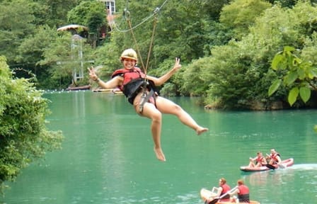 Rafting Buggy Ride and Zipline Adventure with Pickup