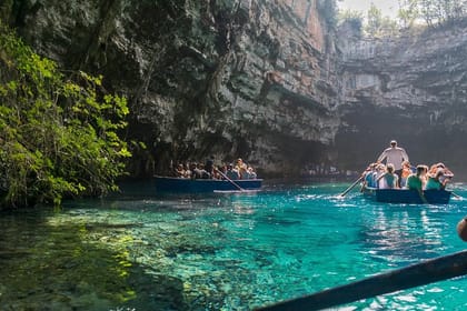 Drogarati Cave, Melissani Lake & Myrtos Beach with Local Delights
