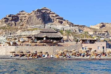 Beach Tour of Akrotiri and Megalochori in Santorini