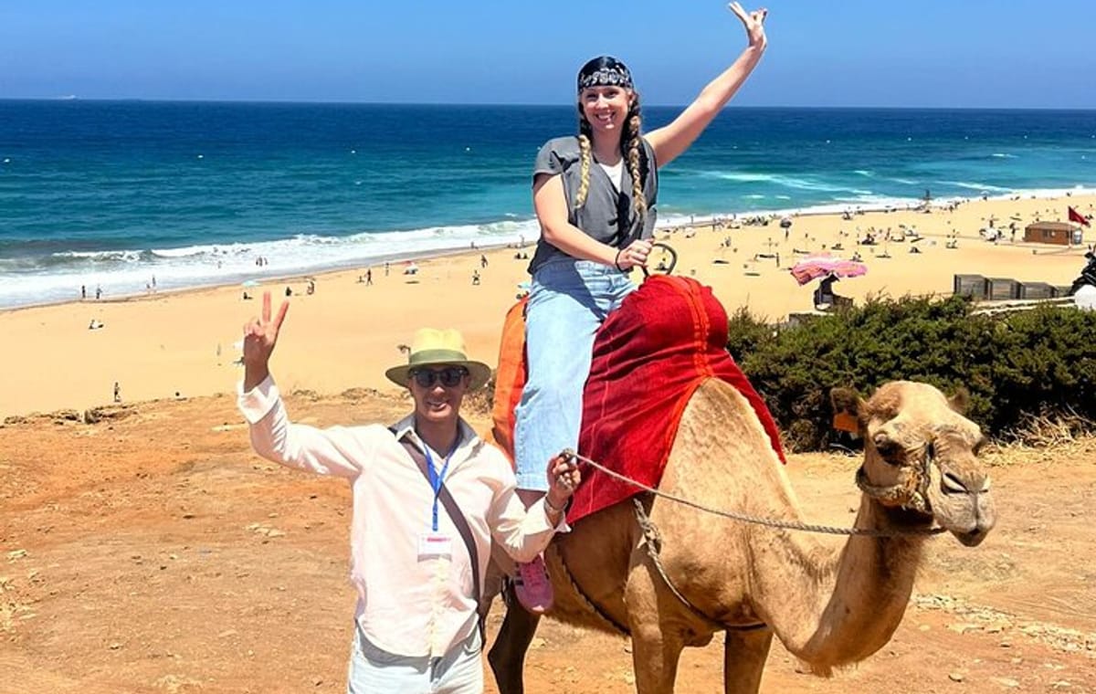 Tangier in One Day with seaside views, Camel Ride and Medina Tour