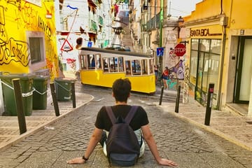 Professional Photoshoot on Tram 28 in Lisbon