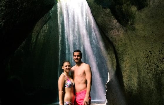 Balinese culture including tukad cepung waterfall