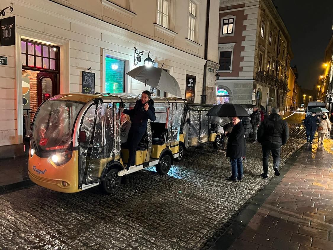 Vi bruker kun oppvarmede kjøretøy i kaldere årstider