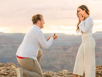 Private Engagement Photo Shoot at the Grand Canyon