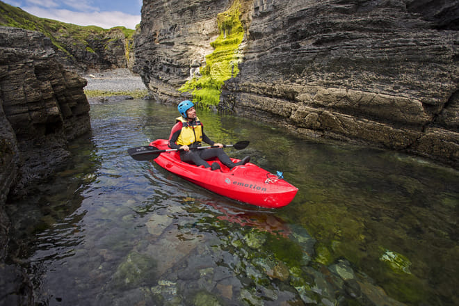 Sea kayaking along the Clare coastline. Clare. Guided. 5
