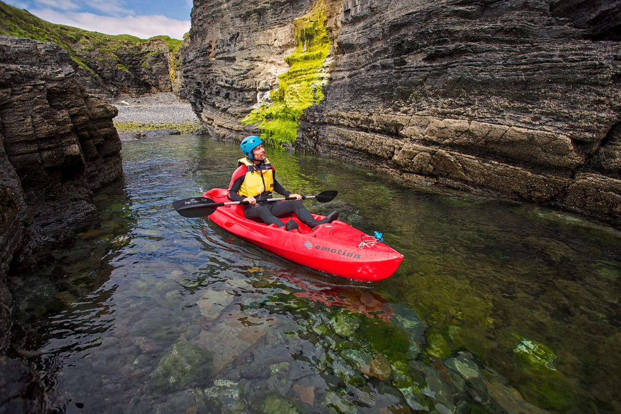 Sea kayaking along the Clare coastline. Clare. Guided. 5