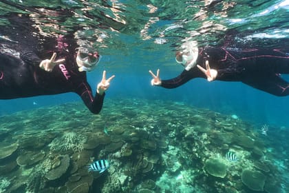Okinawa: Boat Snorkeling 1 Round at Minna, Sesoko or Motobu