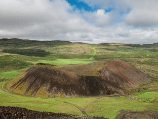 Grábrókarfell volcanic crater