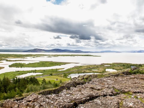 Thingvellir National Park during summer