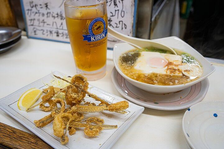 Local Bar Hopping and Okonomiyaki, opposite Kansai airport