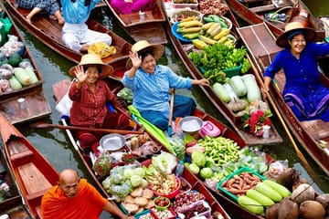 Private Tour of Bangkok's Floating and Train Markets