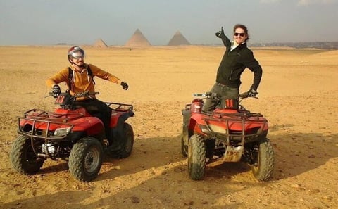 ATV Quad Biking Adventure near the Pyramids