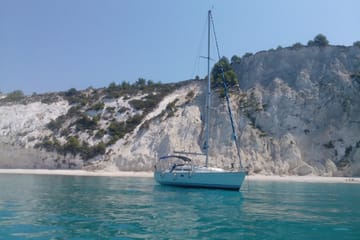 Private Half-Day Sailboat Cruise with Swim Stops in Argostoli