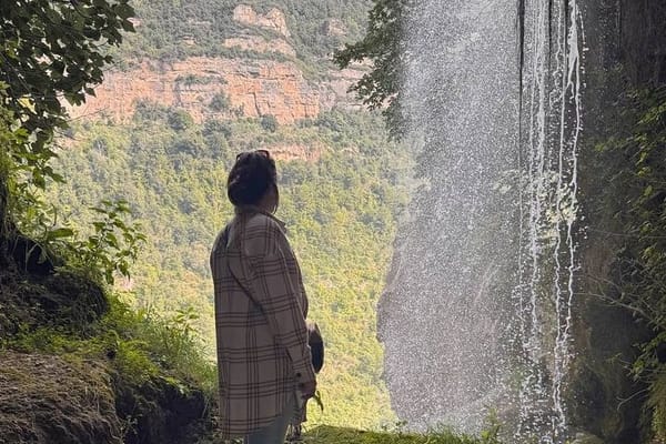 Private Day tour Waterfall Journey Sant Miquel del Fai Magic fountain