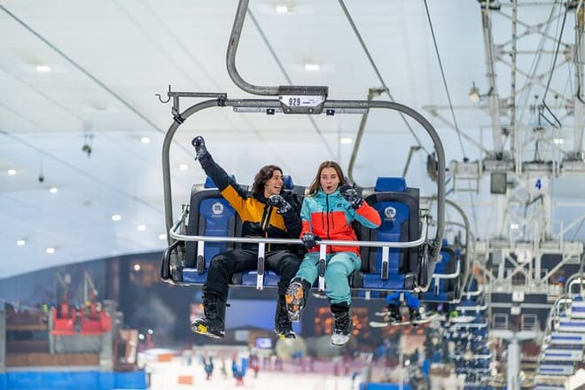 Ski Dubai Snow-Plus Pass & Marina Dhow Dinner Cruise with Private Transfers photo 3