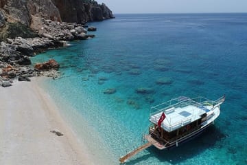 Suluada Boat Tour with Lunch & Roundtrip Transfer from Kemer