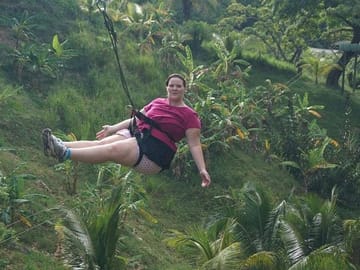 Zipline, Suspension Bridge, and Beach Day in Coxen Hole