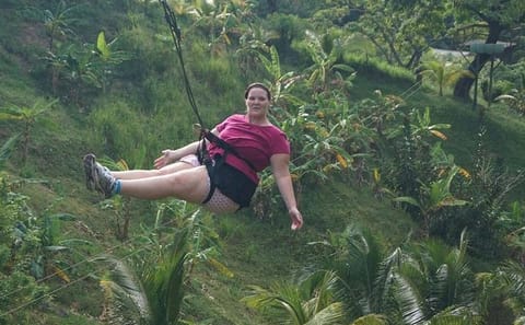 Zipline, Suspension Bridge, and Beach Day in Coxen Hole