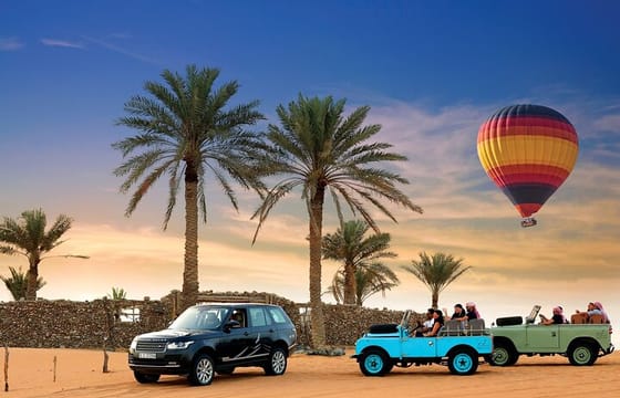 Hot Air Balloon Ride, Vintage Land Rover Drive and Breakfast