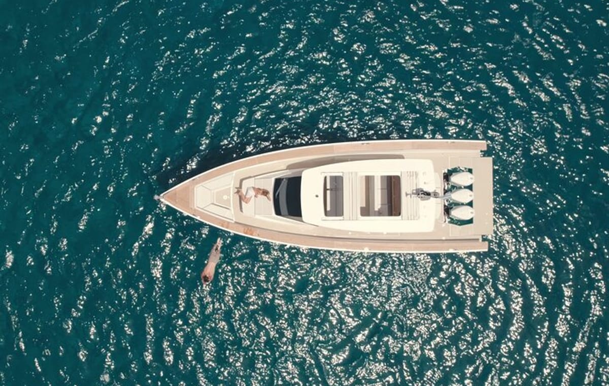 Private 5-Hour Cruise on Ultra Luxury Brand-New Yacht in Mykonos (Nevma)