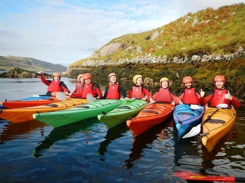 Sea Kayaking in Killary Fjord from Delphi Valley. Mayo. Guided.