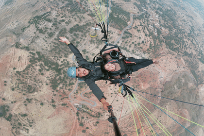 Marrakech: Paragliding in the Atlas Mountains